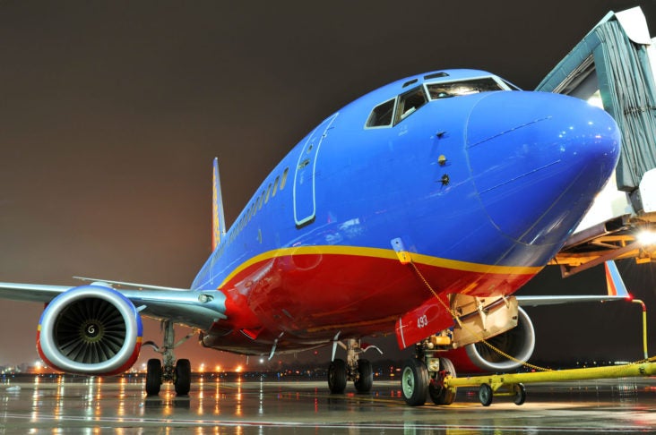 Southwest Airlines Night Gate