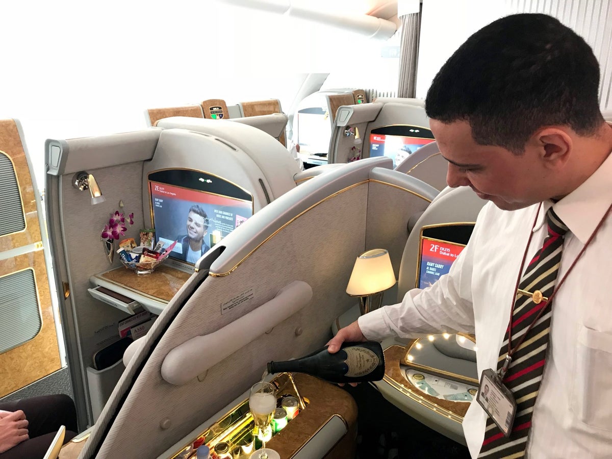 Emirates First Class A380 - Impeccable Service