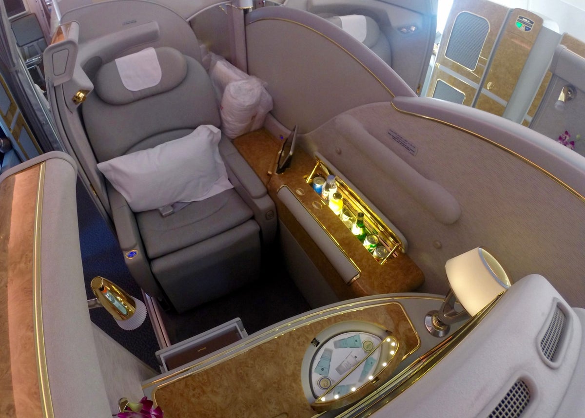 Emirates First Class A380 - Seat 2F
