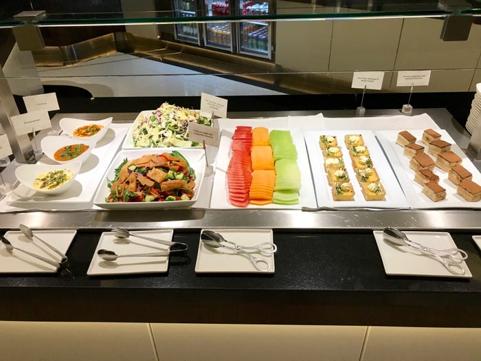 Etihad First Class Apartment - Sydney Lounge Food