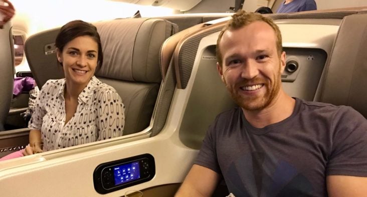 Singapore Airlines Business Class 777 - Pre Flight