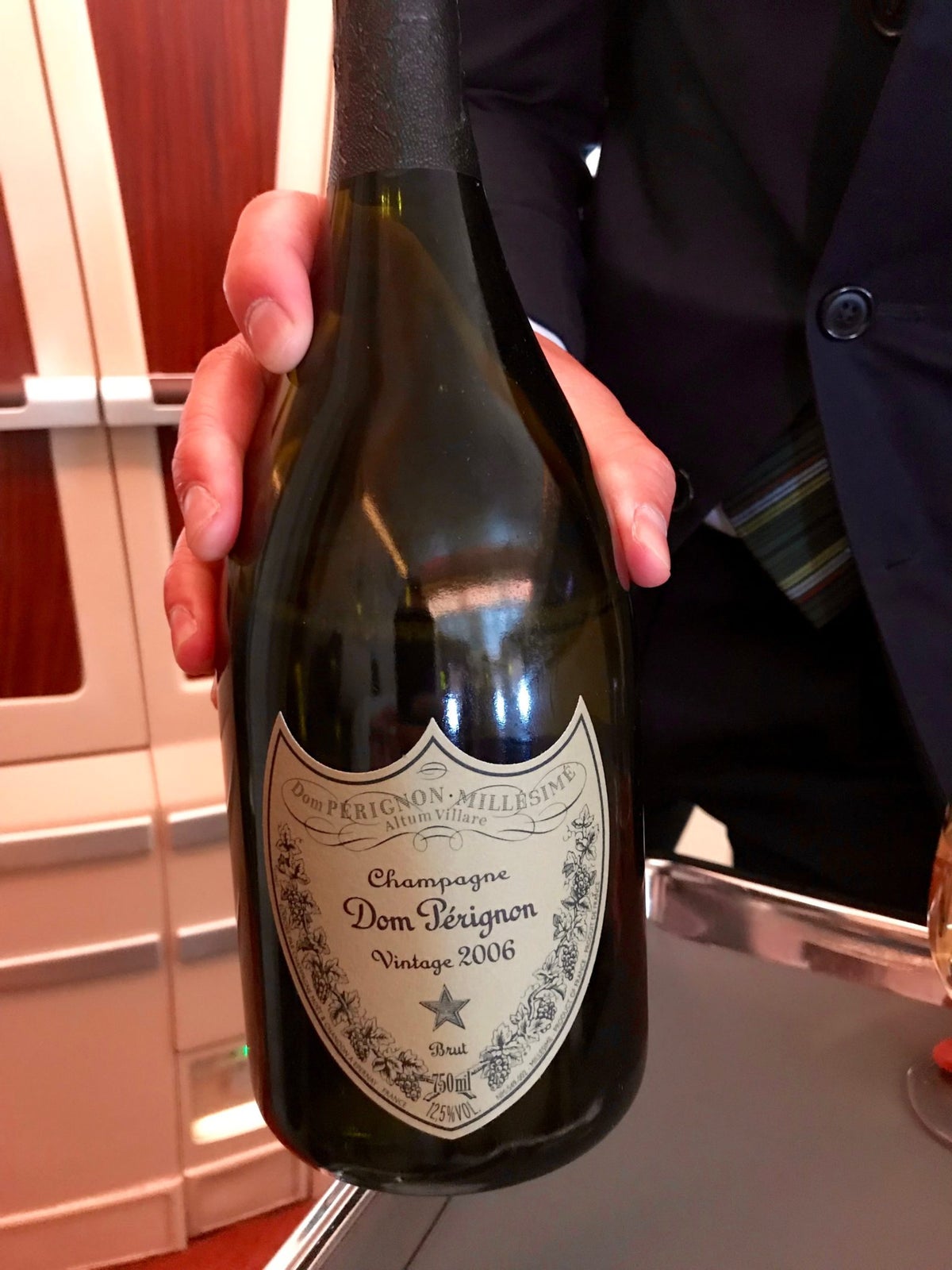 Singapore Suites First Class - Dom Perignon Champagne