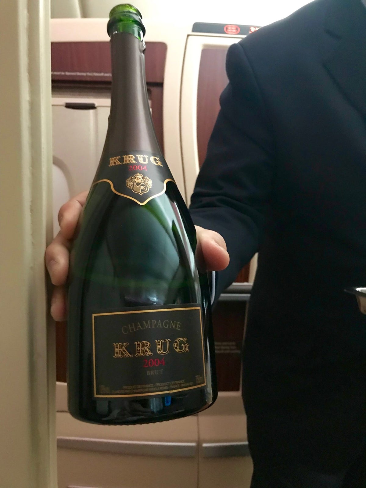 Singapore Suites First Class - Krug Champagne