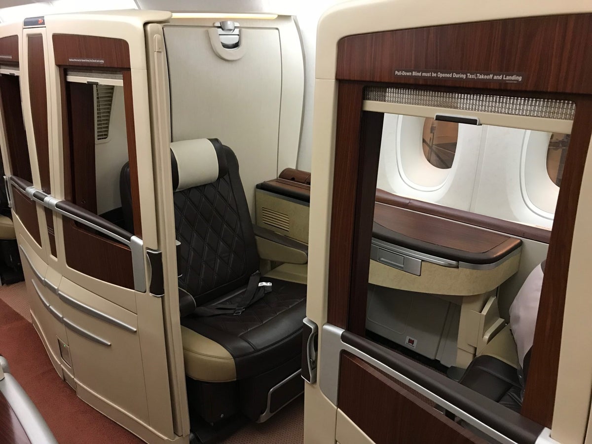 Singapore Airlines First Class Suites