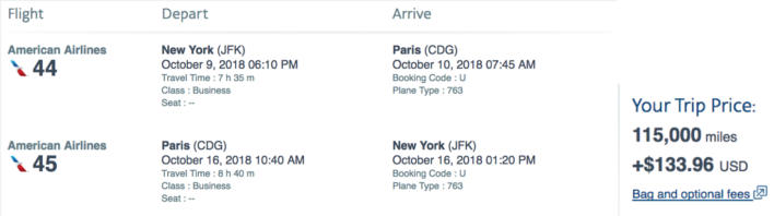 AA Paris Redemption