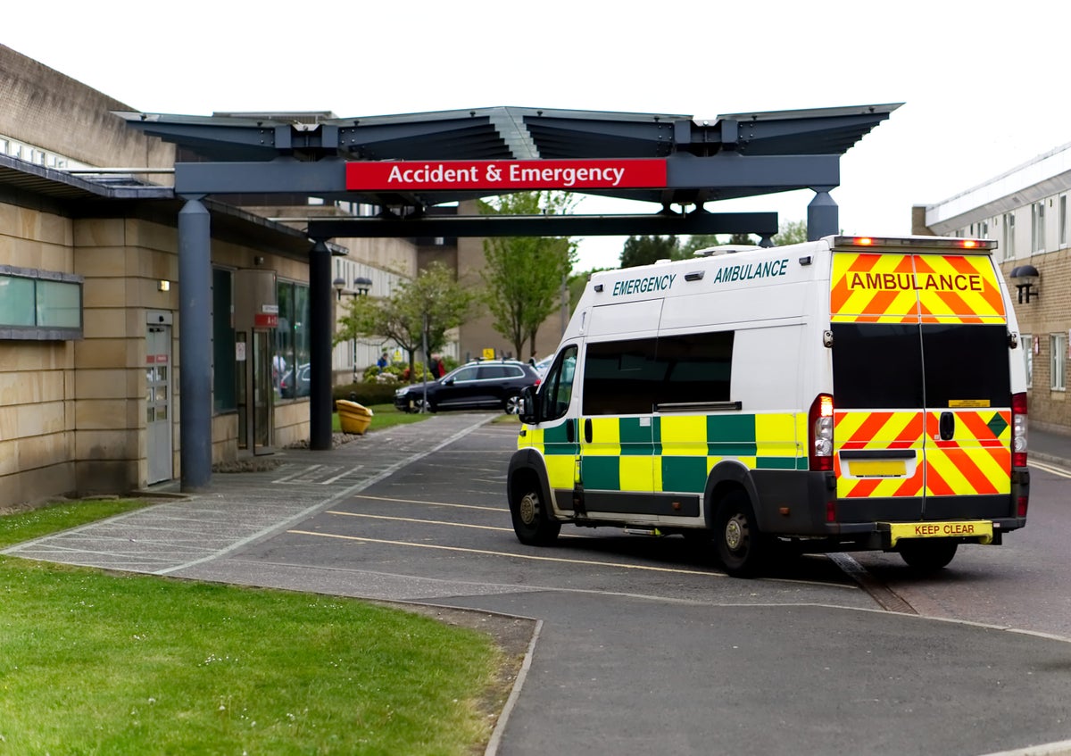 Ambulance Hospital Entrance