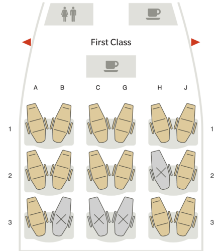 Hawaiian Air Seats