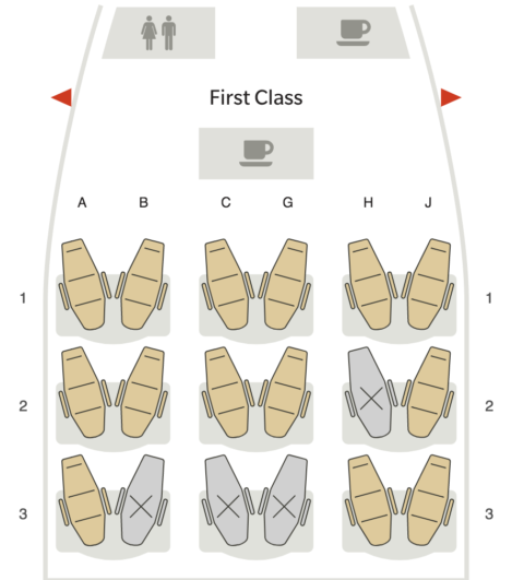 Hawaiian Air Seats