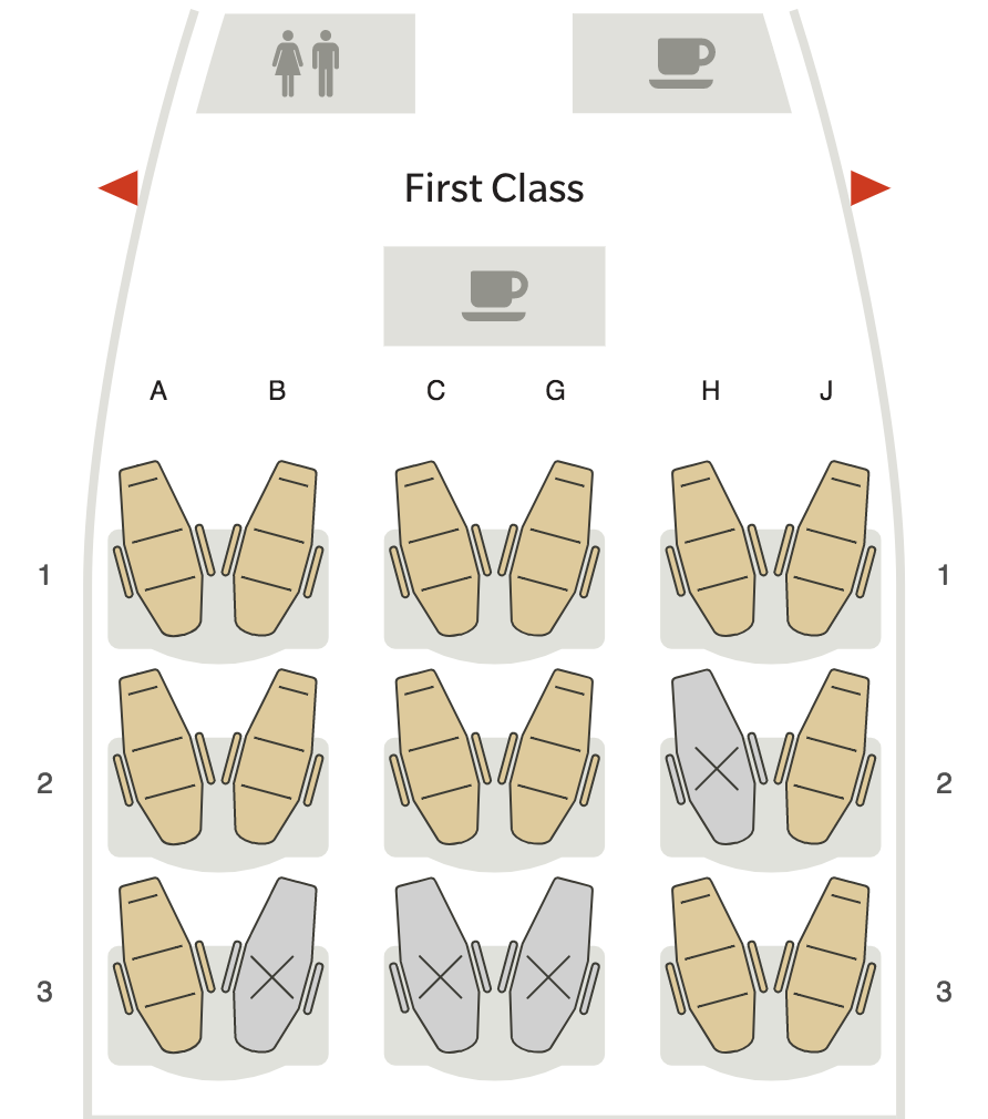Hawaiian Airlines A330 Seats
