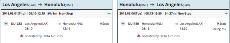 Korean Air Hawaii Award