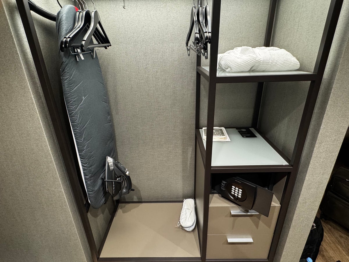 AC Hotel Riga Executive Room bedroom closet closeup