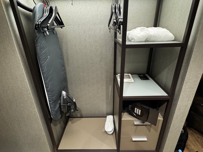 AC Hotel Riga Executive Room bedroom closet closeup