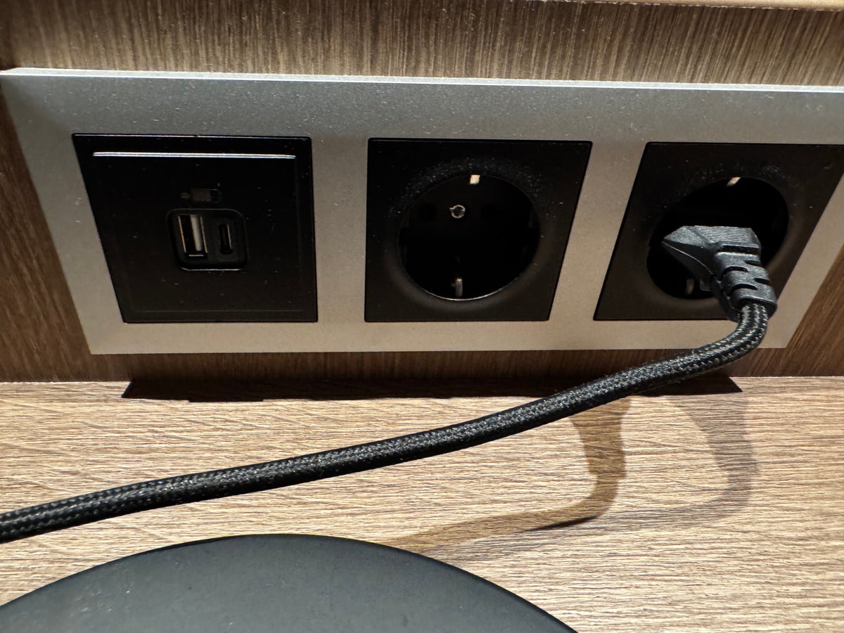 AC Hotel Vilnius Attic Junior Suite desk outlets