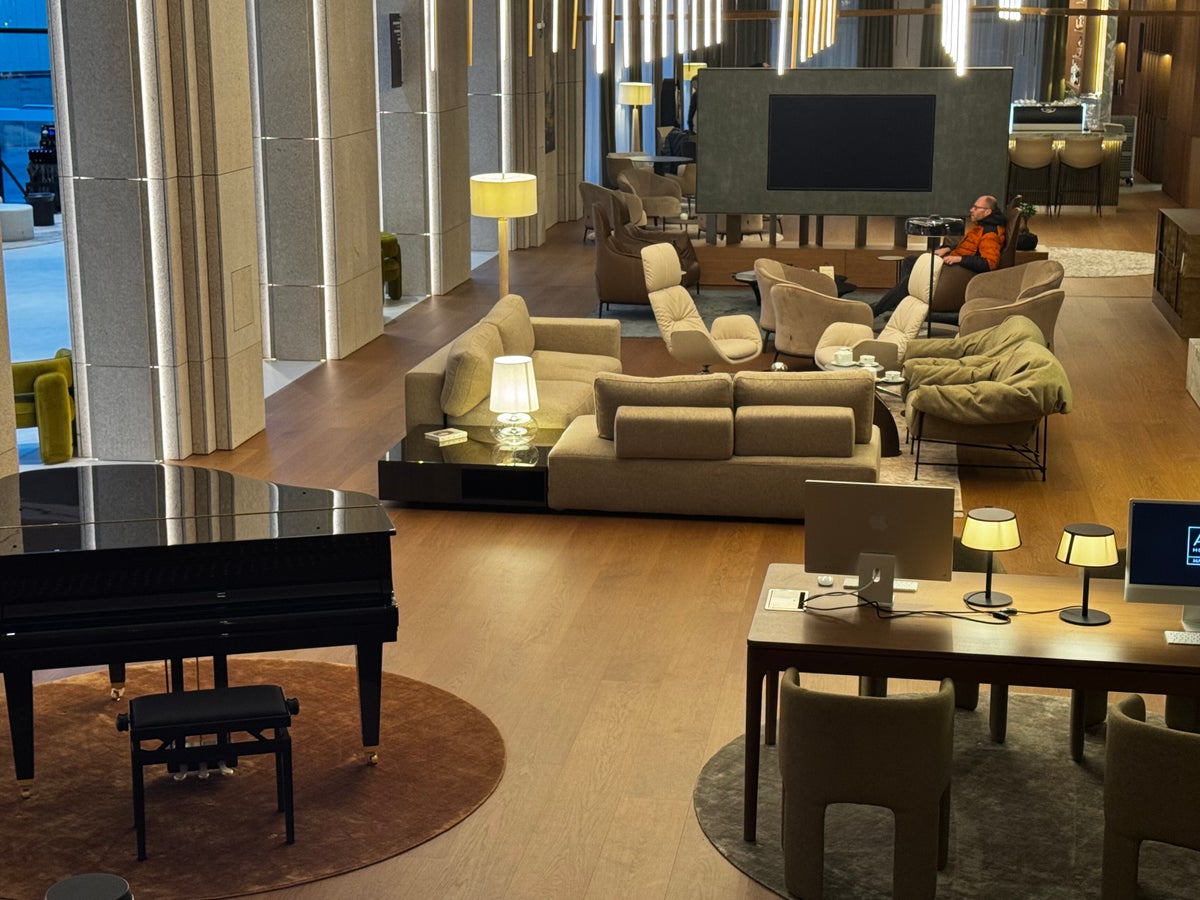 AC Hotel Vilnius coworking area view