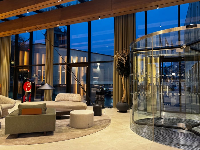 AC Hotel Vilnius lobby entrance