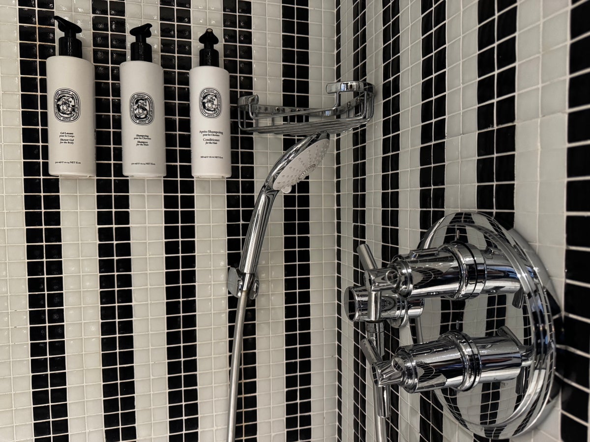 Accor Sofitel Lisbon Liberdade Luxury Room bathroom shower controls