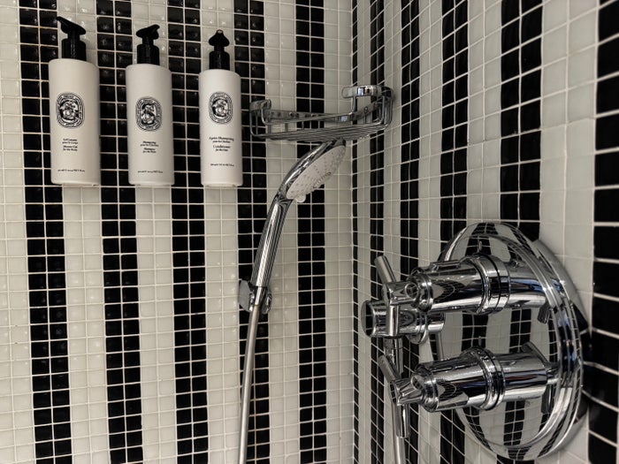 Accor Sofitel Lisbon Liberdade Luxury Room bathroom shower controls