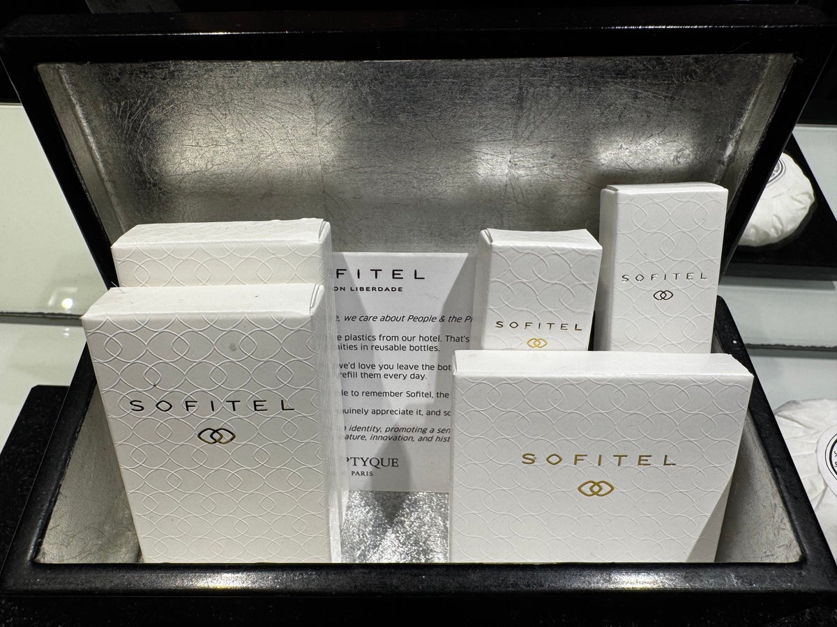 Accor Sofitel Lisbon Liberdade Luxury Room bathroom toiletries