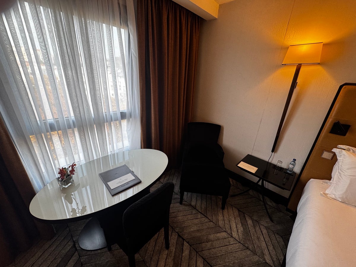 Accor Sofitel Lisbon Liberdade Luxury Room bedroom sitting area