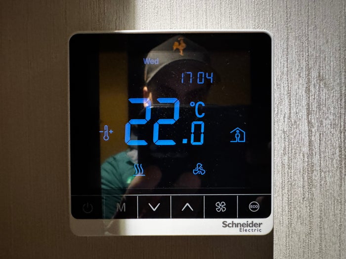 Accor Sofitel Lisbon Liberdade Luxury Room bedroom thermostat