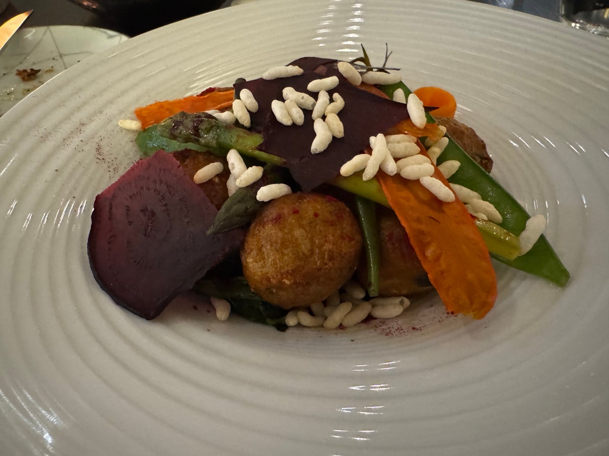Accor Sofitel Lisbon Liberdade Matiz Restaurant veg meatballs