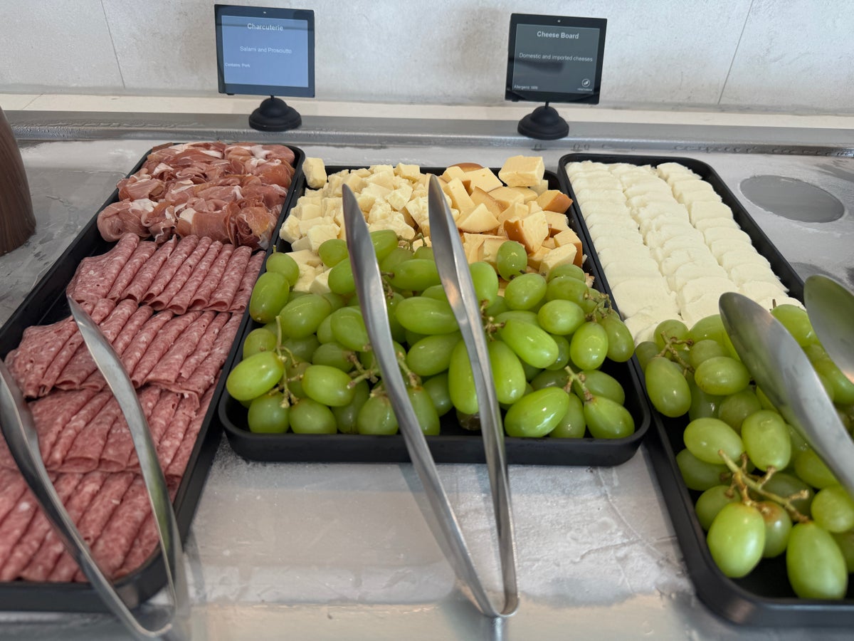 Admirals Club IAH charcuterie
