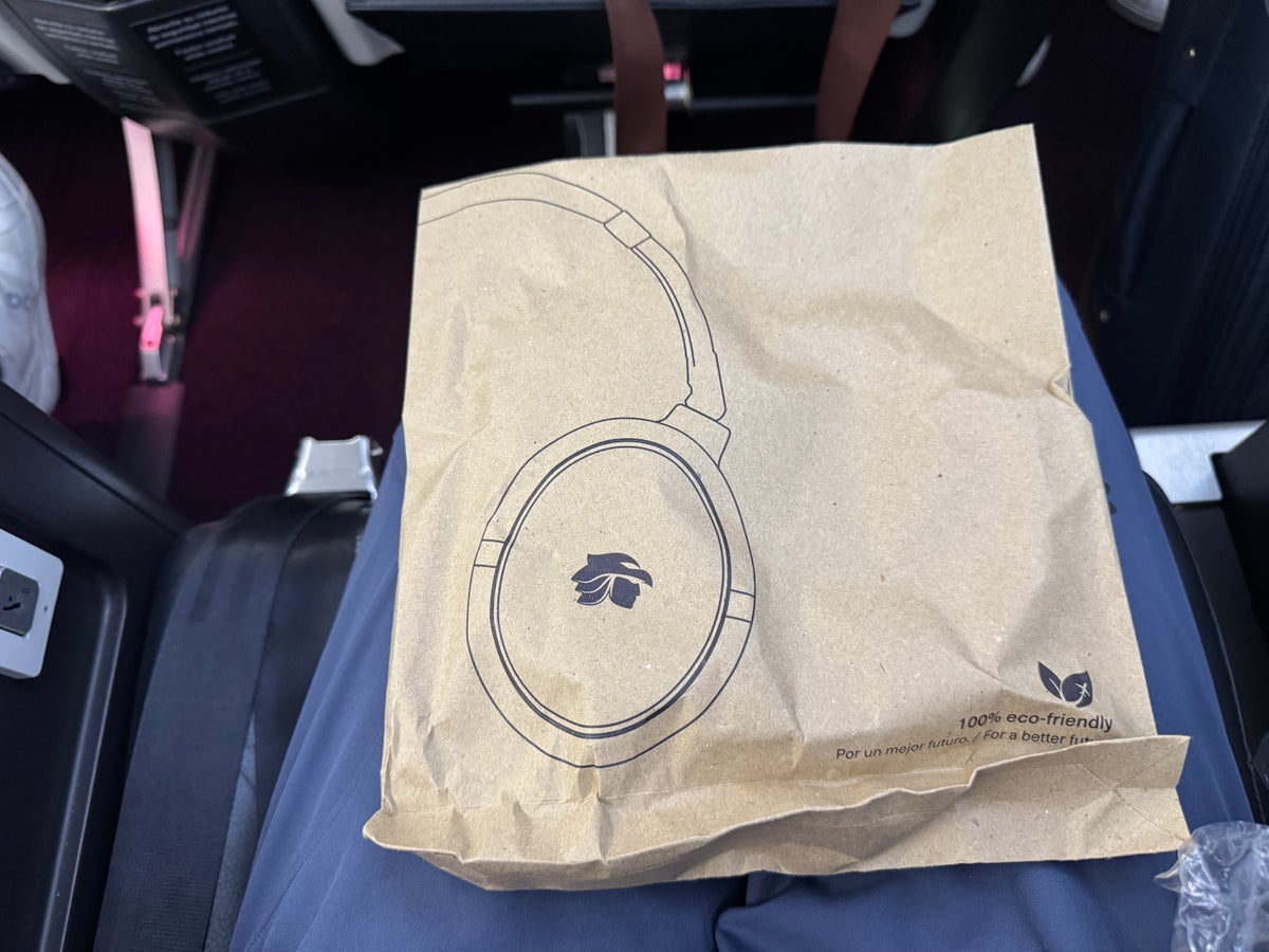 Aeromexico B737MAX8 business class headphones