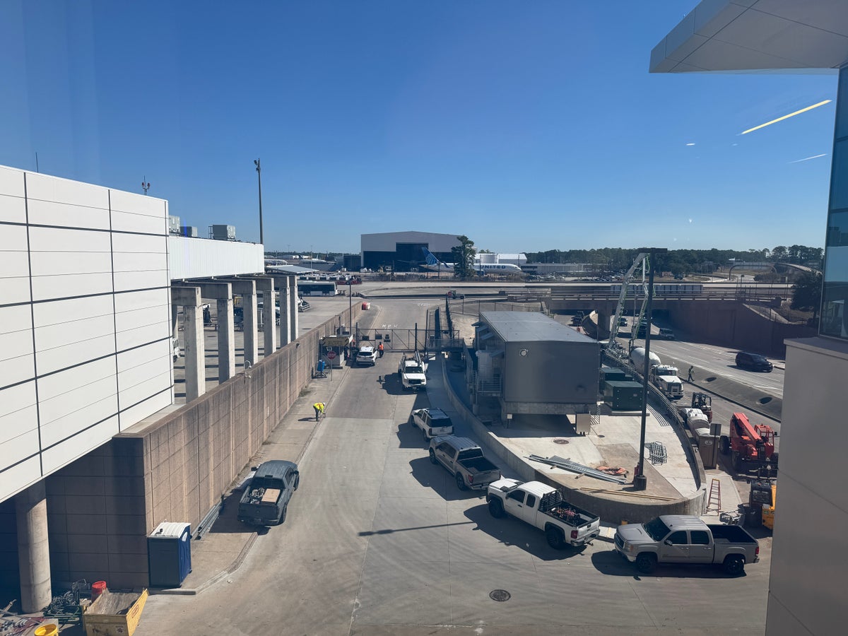Air France Lounge IAH view from window