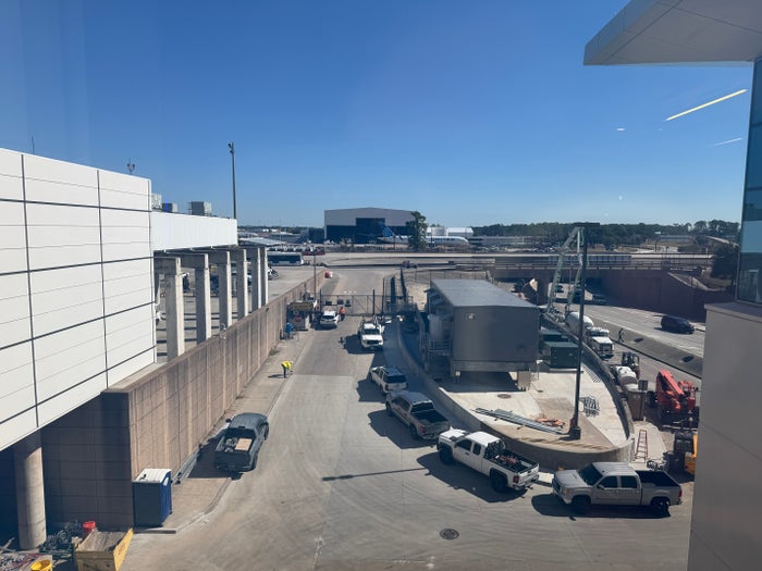 Air France Lounge IAH view from window