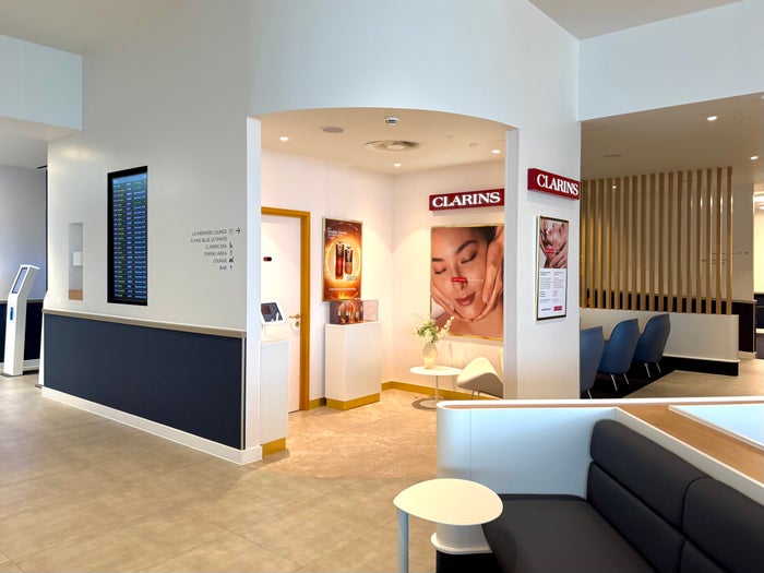 Air France Lounge London Heathrow LHR Clarins Spa
