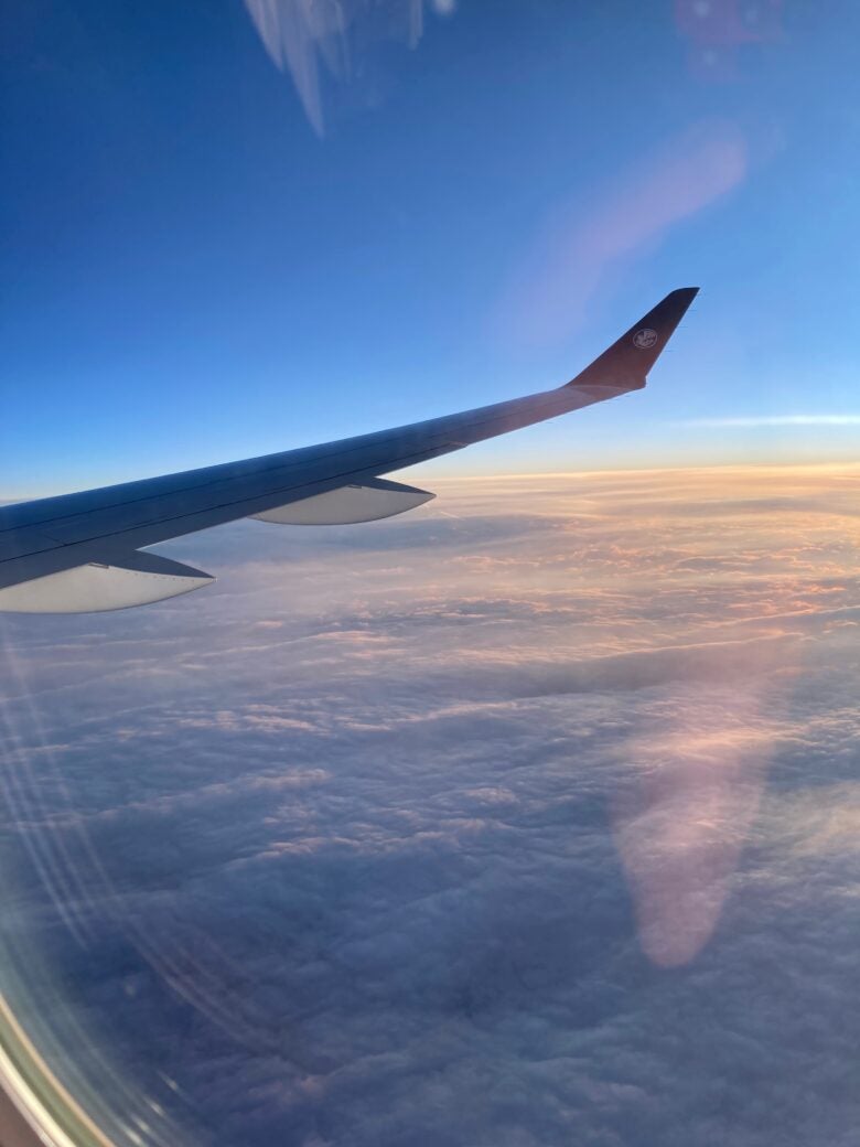 Air France Window View