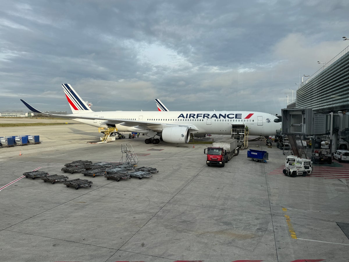 Air France plane at CDG