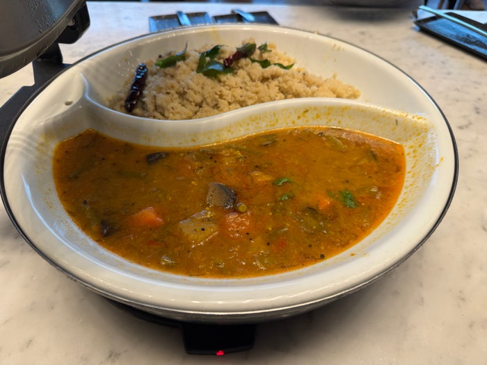 Al Mourjan Lounge DOH buffet sambar Al Mourjan Lounge DOH buffet sambar