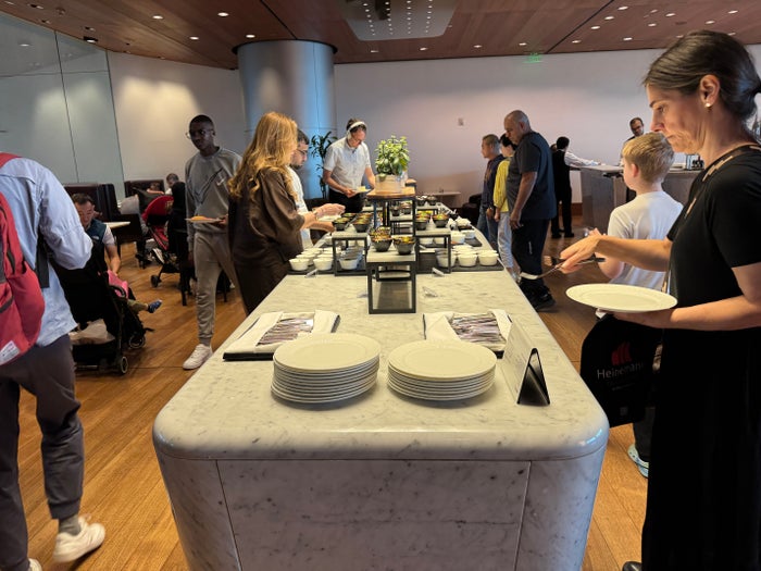 Al Mourjan Lounge DOH cold buffet Al Mourjan Lounge DOH cold buffet