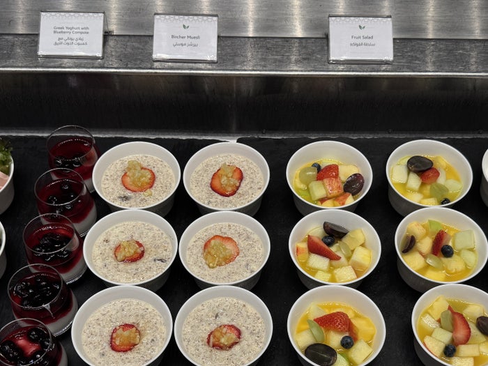 Al Mourjan Lounge DOH deli fruits Al Mourjan Lounge DOH deli fruits