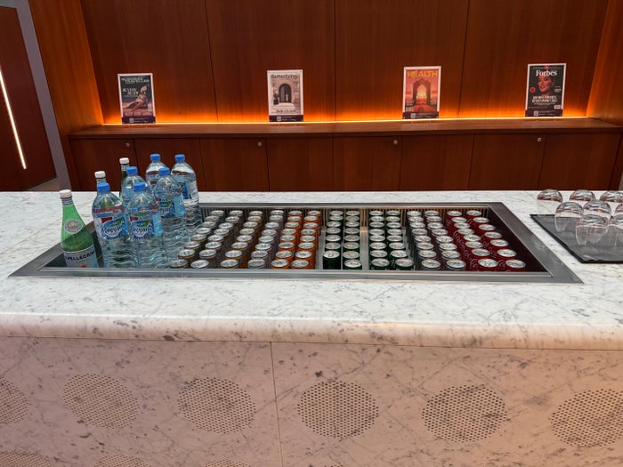 Al Mourjan Lounge DOH drink station family area Al Mourjan Lounge DOH drink station family area