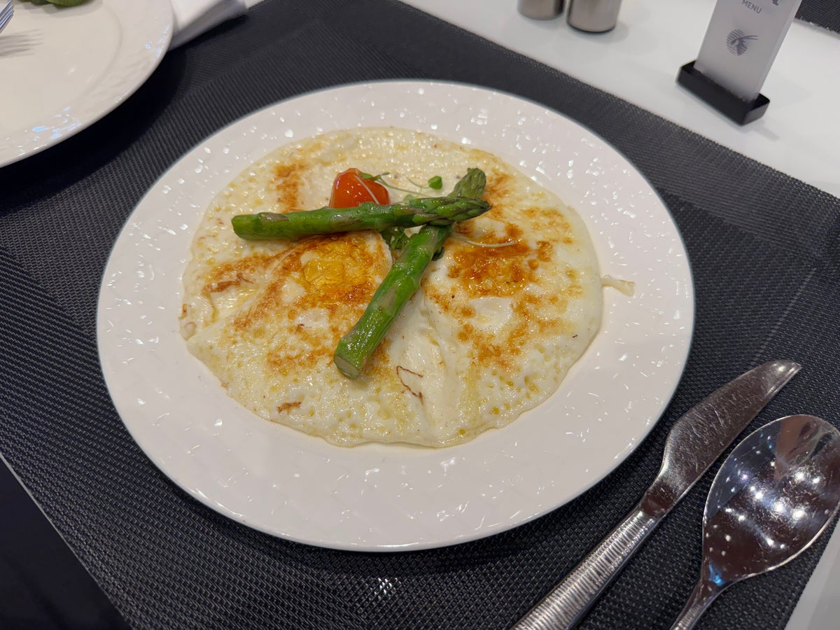 Al Mourjan Lounge DOH fried eggs