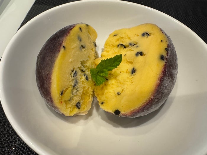 Al Mourjan Lounge DOH fruit sorbet Al Mourjan Lounge DOH fruit sorbet