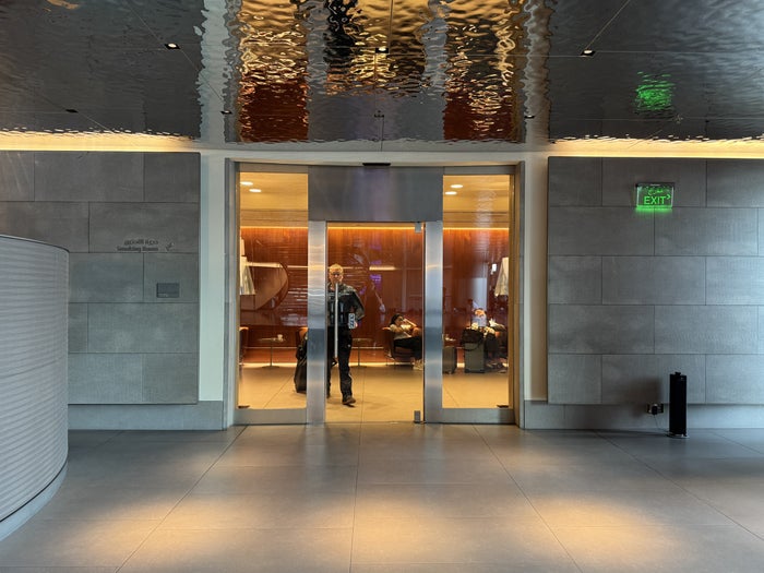 Al Mourjan Lounge DOH smoking room Al Mourjan Lounge DOH smoking room