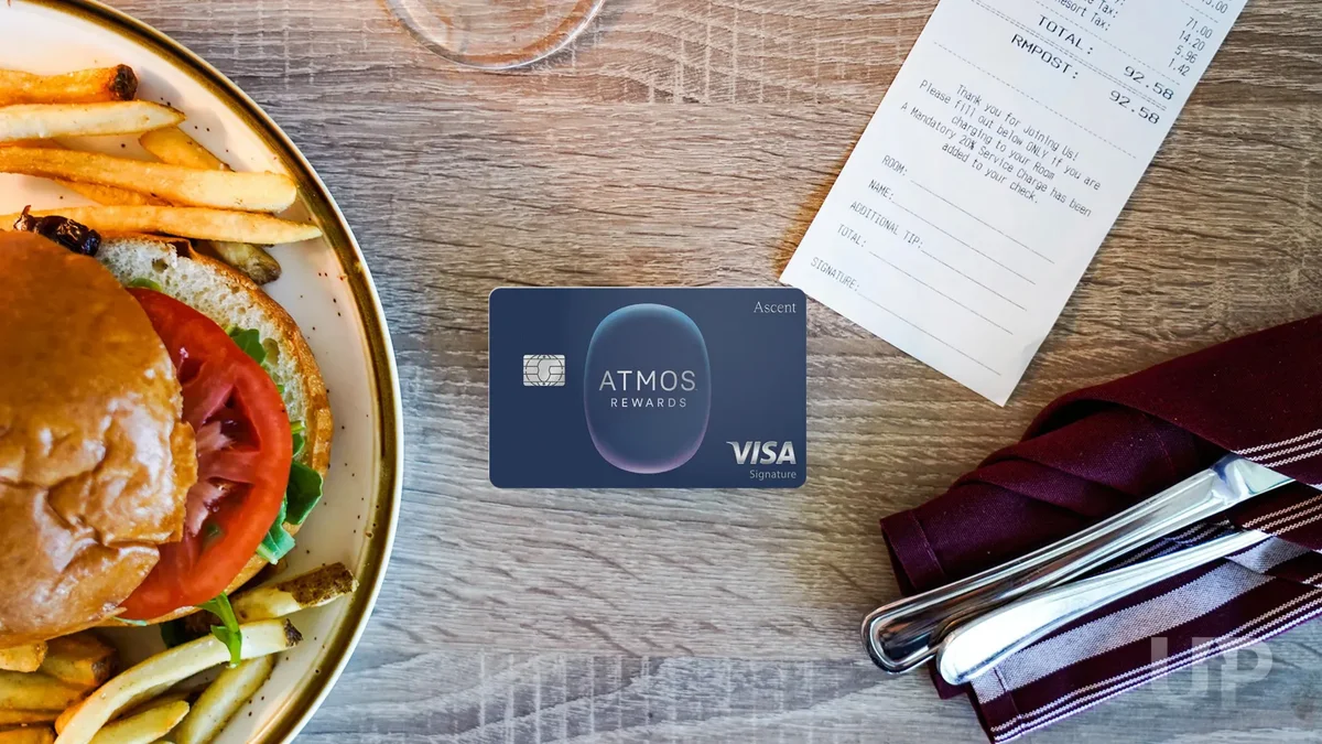 Alaska Atmos Ascent card restaurant