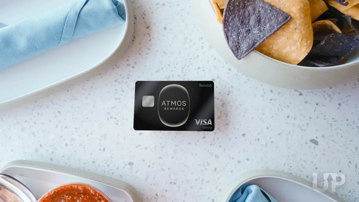 Alaska Atmos Summit Visa card table