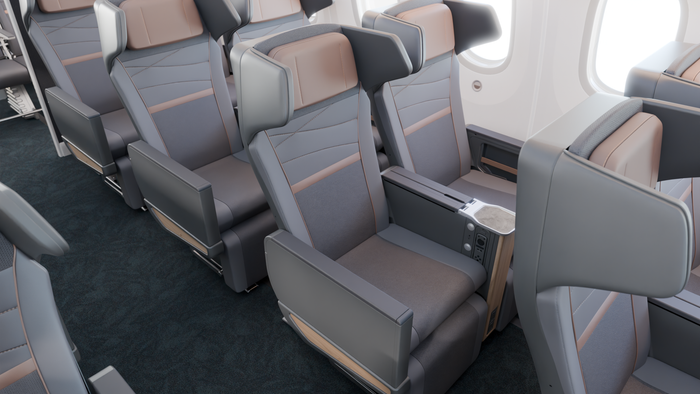 Alaska 787 Premium Reserve Seating From Front