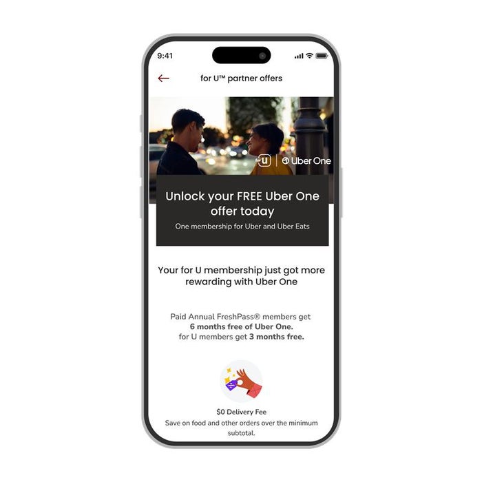 Albertsons Uber One app claim