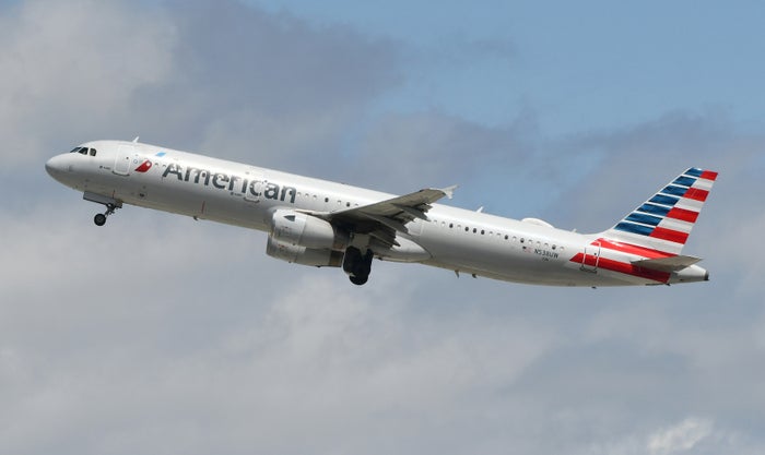 American Airlines A321 takeoff LAX 2