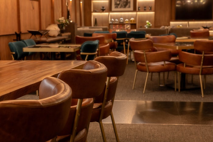American Express Centurion Lounge MTY seating closeup