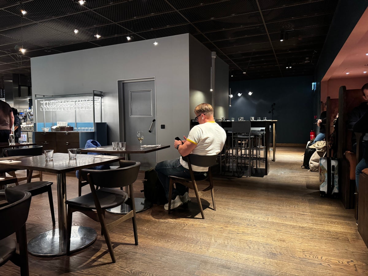 American Express Lounge Stockholm ARN rear seating