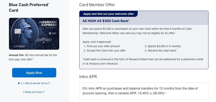 Amex Blue Cash Preferred 300 offer May 5 2026 Amex Blue Cash Preferred 300 offer May 5 2026