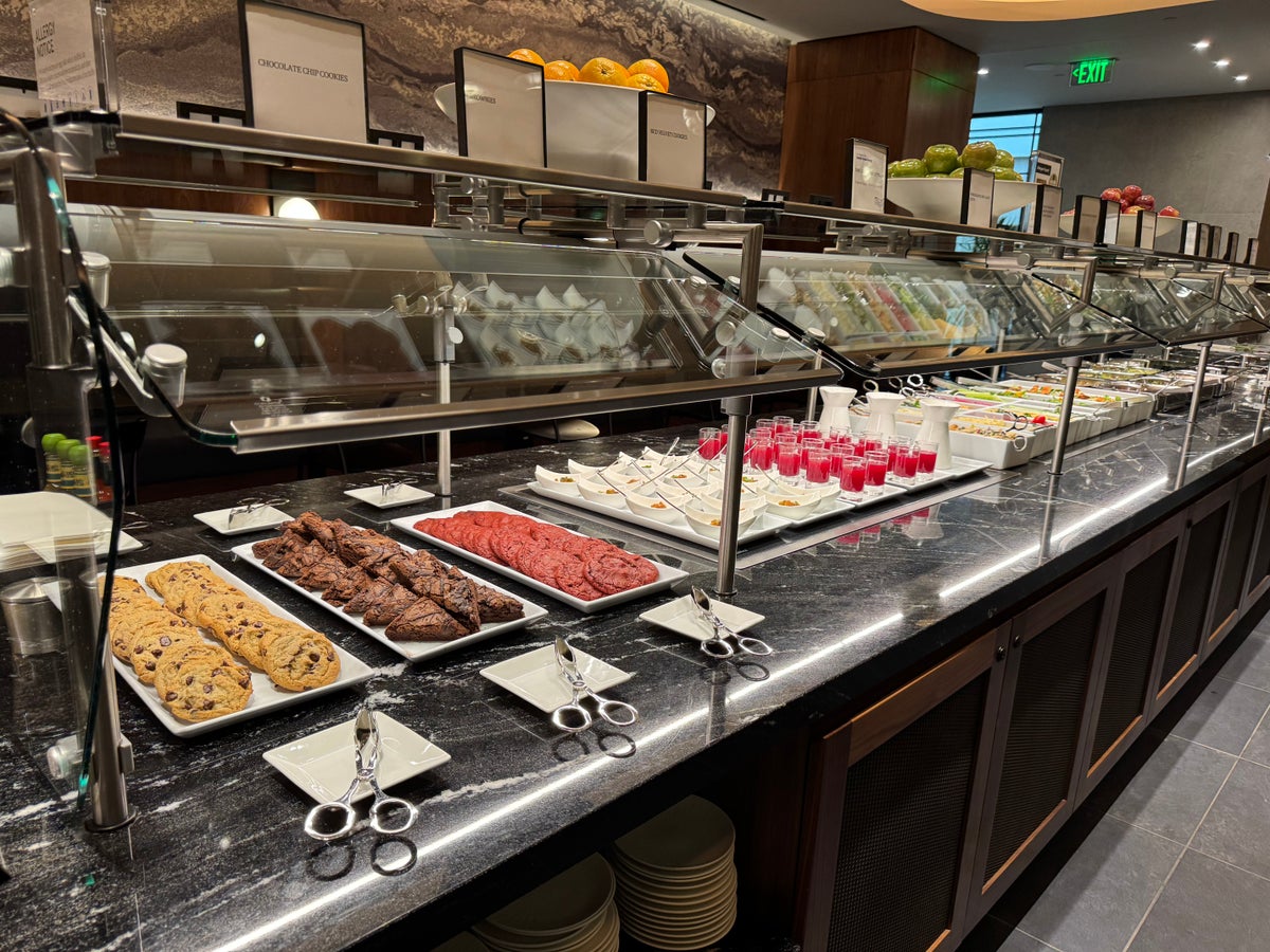 Amex Centurion Lounge SLC Buffet Desserts Amex Centurion Lounge SLC Buffet Desserts