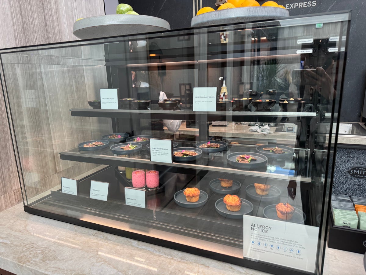 Amex Centurion Lounge SLC Food Case Amex Centurion Lounge SLC Food Case