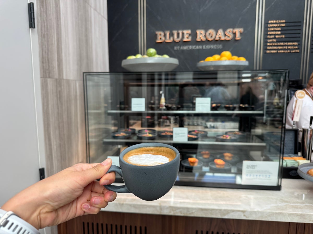 Amex Centurion Lounge SLC Made to Order Capuccino Amex Centurion Lounge SLC Made to Order Capuccino